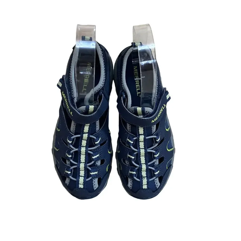Merrell - Hydro Hiker - Sandals - Blue/Green - Kids Little Unisex - 1M - MC54859